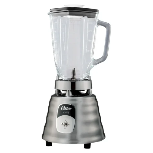 LICUADORA OSTER CLASICA  2114110 VASO VIDRIO 1000W COLOR CROMO