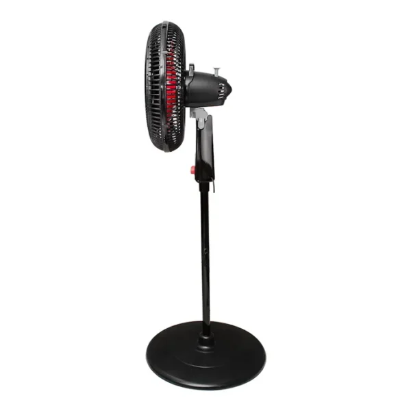 VENTILADOR DE PEDESTAL TFAL VE31A3X0 16 PULGADAS 3 VELOCIDADES ROJO Y NEGRO