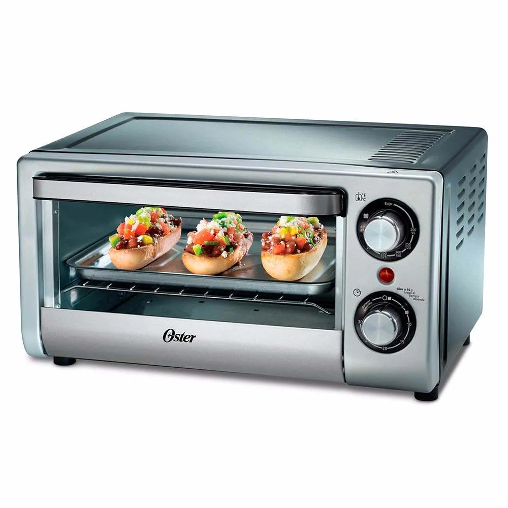 HORNO TOSTADOR OSTER ELECTRICO COMPACTO MODELO TSSTTV10LTB1MX