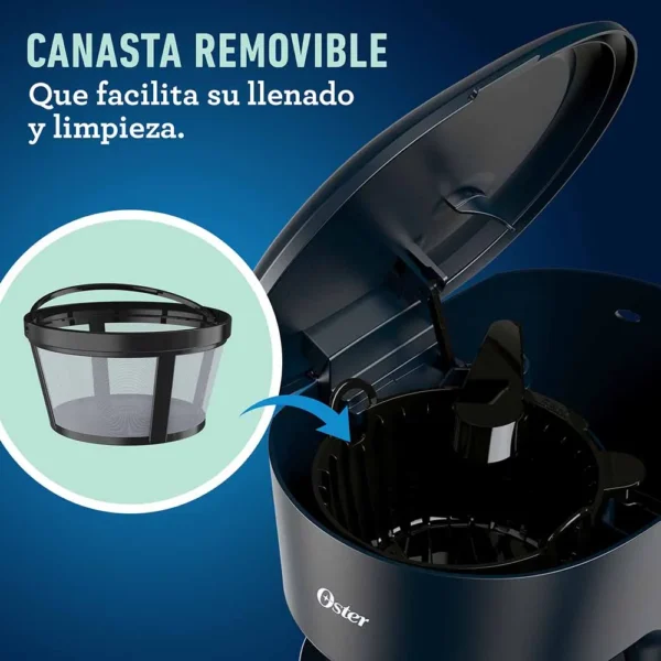 CAFETERA DE GOTEO OSTER 12 TAZAS FILTRO PERMANENTE BVSTDCS12B COLOR NEGRO