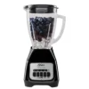LICUADORA OSTER 2 VELOCIDADES MAS PULSO VASO VIDRIO 800W COLOR NEGRO MODELO BLSTKAGBPB