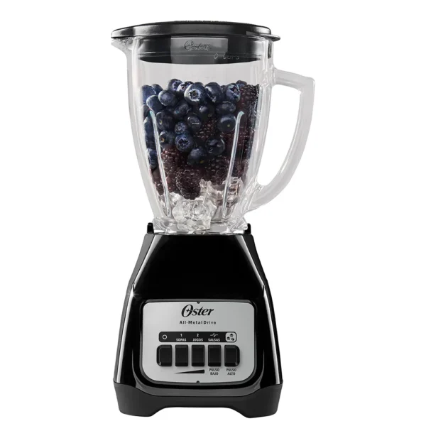 162589-1600-auto (1) LICUADORA OSTER 2 VELOCIDADES MAS PULSO VASO VIDRIO 800W COLOR NEGRO MODELO BLSTKAGBPB