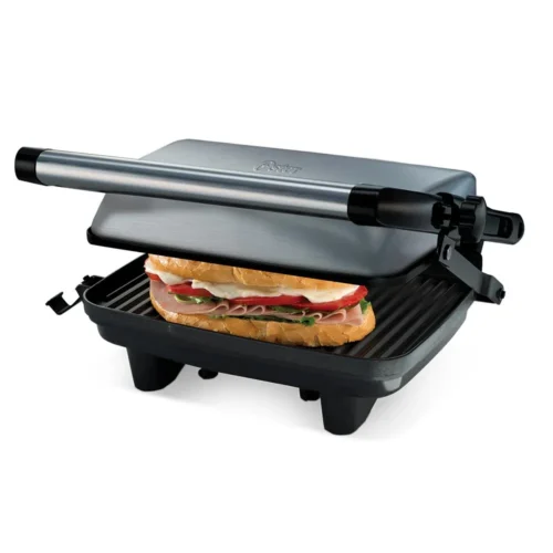 SANDWICHERA OSTER ALTURA AJUSTABLE ANTIHADERENTE ACERO INOXIDABLE  MODELO CKSTPA2880