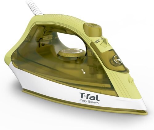 PLANCHA DE VAPOR TFAL EASY STEAM SUELA CERAMICA COLOR AMARILLO MODELO FV1952X0
