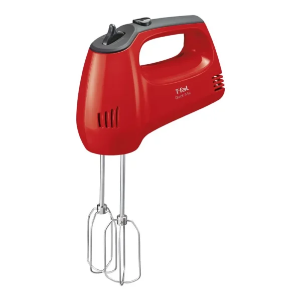 6402766-1200-auto BATIDORA DE MANO TFAL QUICKMIX 5 VELOCIDADES 300W COLOR ROJO MODELO HT3105MX