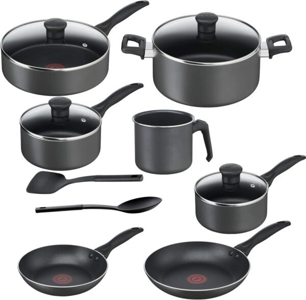 71fzX2dFAhL._AC_SL1500_ BATERIA DE COCINA TFAL FAMILY COOCK 13 PIEZAS COLOR GRIS CON ANTIHADERENTE MODELO B479SD84