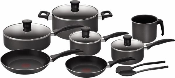 81GEd+14UOL._AC_SL1500_ BATERIA DE COCINA TFAL FAMILY COOCK 13 PIEZAS COLOR GRIS CON ANTIHADERENTE MODELO B479SD84