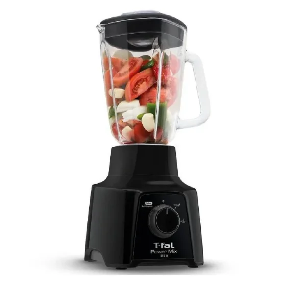 8613979-800-auto LICUADORA TFAL 2 VELOCIDADES VASO DE CRISTAL 550W MODELO LN2788X0 COLOR NEGRO