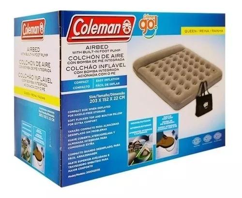 D_NQ_NP_801407-MLM47875739405_102021-O COLCHON INFLABLE COLEMAN QUEEN SIZE BOMBA INCLUIDA MODELO 2000025518