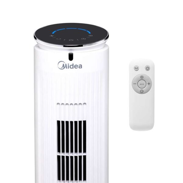 cq5dam.web.5000.5000 (9) VENTILADOR DE TORRE MIDEA COOLE ESSENCE MTF42CEBW 42 PULGADAS 5 VELOCIDADES OSCILATORIO Y PROGRAMABLE