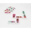 JUEGO DE MESA NOVELTY  D-3195 DOMINO BARBIE 28 PIEZAS CAJA METALICA