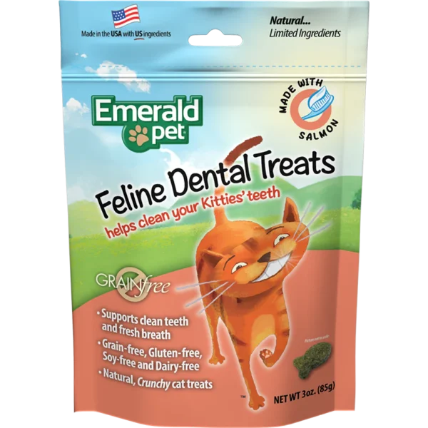 DENTALT-CATSALMON 1 PREMIOS DENTALES PARA GATO DENTAL TREATS SABOR SALMON