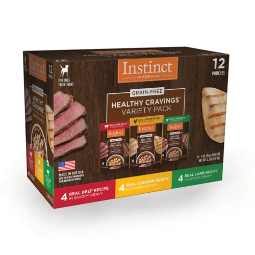 ALIMENTO HUMEDO PARA PERRO EN SOBRE HEALTHY CRAVINGS 12 PIEZAS