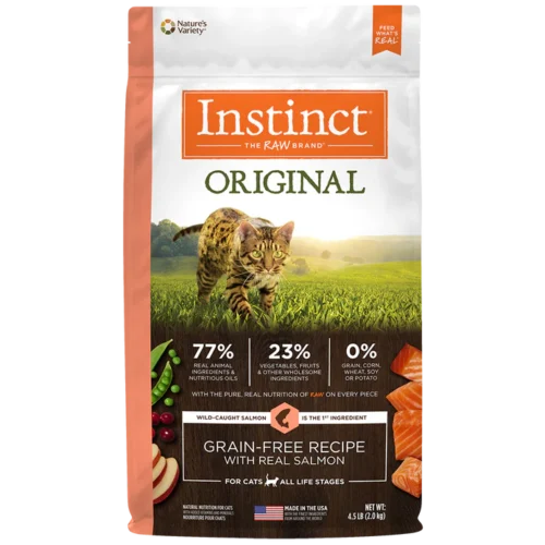 ALIMENTO SECO PARA GATO INSTINCT SALMON 2.2 KG