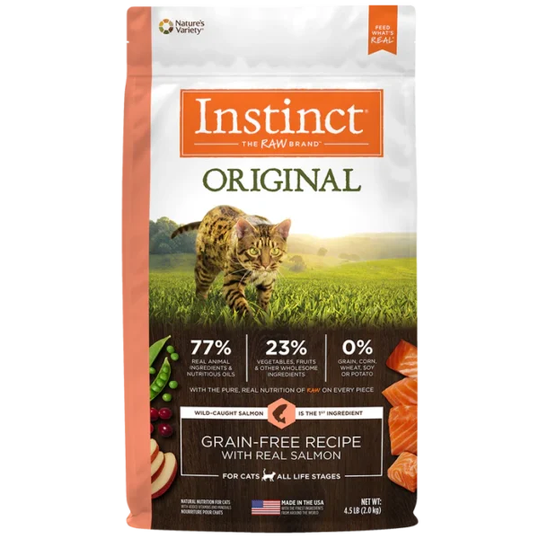 INST-CATS2 1 ALIMENTO SECO PARA GATO INSTINCT SALMON 2.2 KG