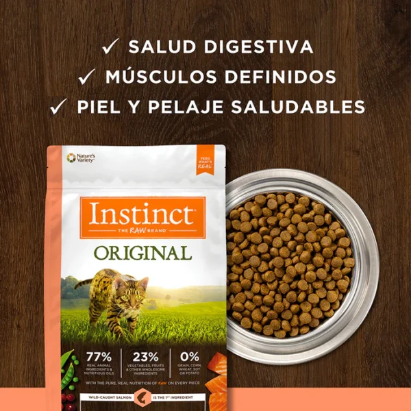 INST-CATS2 6 ALIMENTO SECO PARA GATO INSTINCT SALMON 2.2 KG