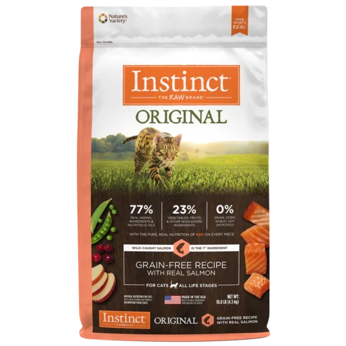 ALIMENTO SECO PARA GATO INSTINCT SALMON 4.5 KG