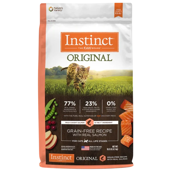 INST-CATS4 1 ALIMENTO SECO PARA GATO INSTINCT SALMON 4.5 KG
