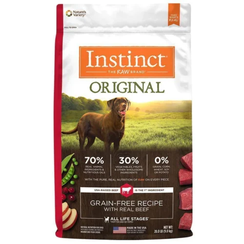 ALIMENTO SECO PARA PERRO INSTINC RES 9 KG