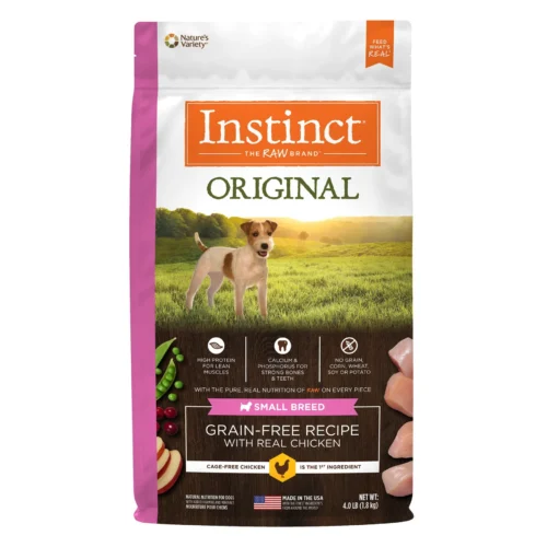 ALIMENTO SECO PARA PERRO RAZA PEQUEÑA INSTINC POLLO 1.8 KG