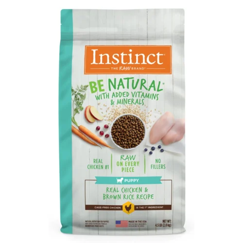 ALIMENTO SECO PARA PERRO CACHORRO INSTINCT BE NATURAL POLLO 10.9 KG