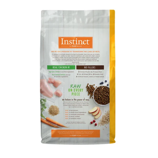 INSTB-DOGP11 2 ALIMENTO SECO PARA PERRO INSTINCT BE NATURAL POLLO 11.3 KG