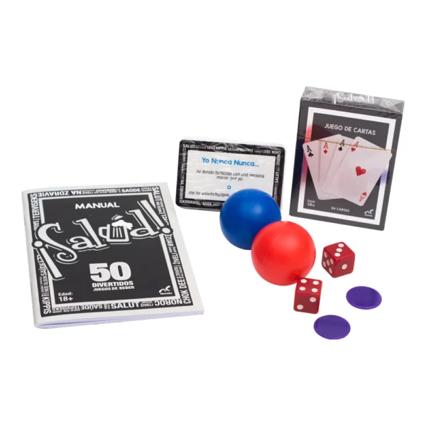 JCA-1455 1 JUEGO DE MESA NOVELTY JCA-1455 ¡SALUD! 50 JUEGOS PARA BEBER