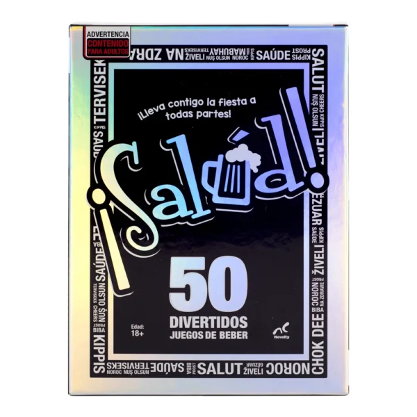 JCA-1455 3 JUEGO DE MESA NOVELTY JCA-1455 ¡SALUD! 50 JUEGOS PARA BEBER