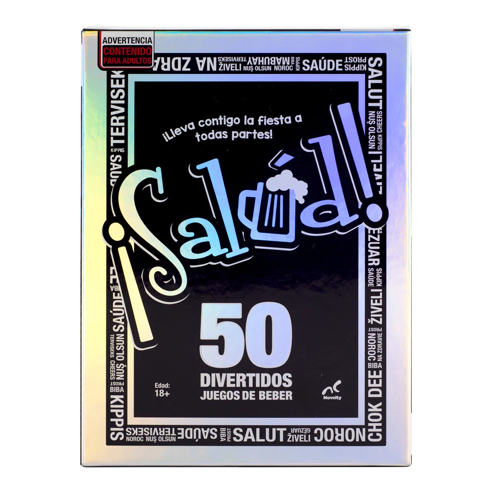 JUEGO DE MESA NOVELTY JCA-1455 ¡SALUD! 50 JUEGOS PARA BEBER