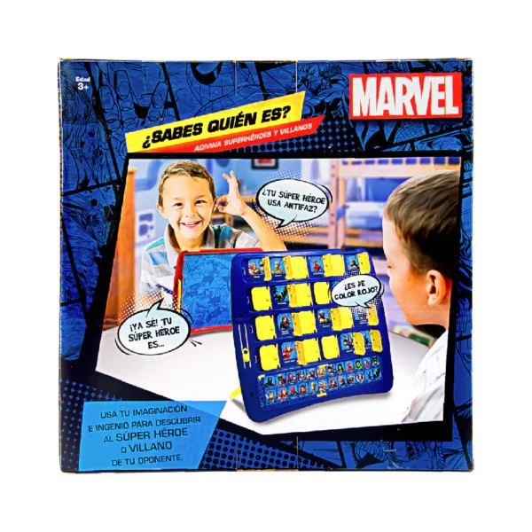 JCA-2424 3 JUEGO DE MESA NOVELTY ¿SABES QUIEN ES? MARVEL