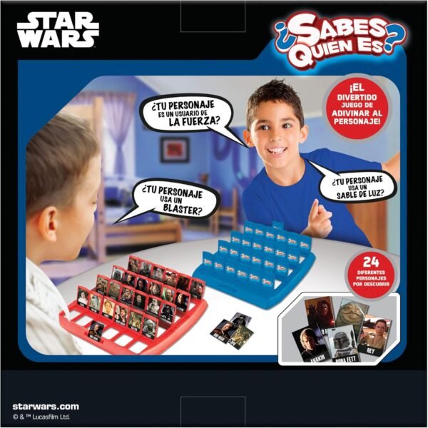 JCA-3580 4 JUEGO DE MESA NOVELTY ¿SABES QUIEN ES? STAR WARS