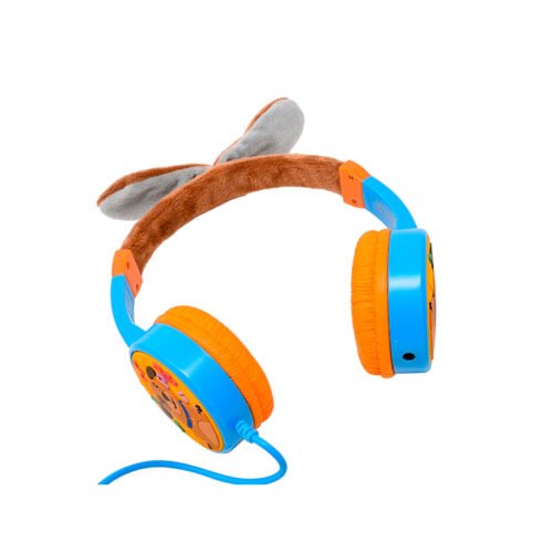 AUDIFONOS ON-EAR ALAMBRICOS KIDS VOLUMEN SEGURO A 95DB 3.5 MML SALIDA AUDIO 3.5MML HIPOALARGENICO NO TOXICO PUPPY AZUL