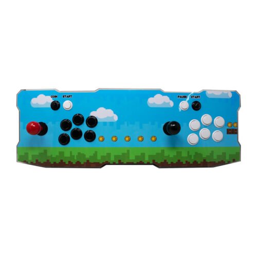 CONSOLA ARCADE NCA-6084 PRO 2 JUGADORES + 2 RC WI FI 10K JUEGOS 280 3D N64/PS1 2GB RAM 64GB ROM BOCINA 3W 12V RETROILUMINADO LED