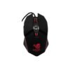 KIT GAMING 4 EN 1 NGC-KRAKEN AUDIFONOS LED TECLADO 114 TECLAS MOUSE 7 BOTONES HASTA 3200DPI MOUSEPAD ROJO