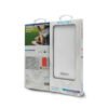 POWERBANK NPW-10FC 10000mAh CARGA 2.1A 2 A 3 CARGAS INDICADOR LED ENTRADA Y SALIDA TIP0 C BLANCO CARGA ACELERADA