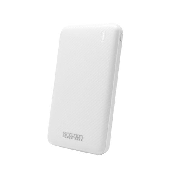 NPW-10FC BLANCO 4 POWERBANK NPW-10FC 10000mAh CARGA 2.1A 2 A 3 CARGAS INDICADOR LED ENTRADA Y SALIDA TIP0 C BLANCO CARGA ACELERADA