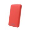 POWERBANK NPW-10FC 10000mAh CARGA 2.1A 2 A 3 CARGAS INDICADOR LED ENTRADA Y SALIDA TIPO C ROJO CARGA ACELERADA