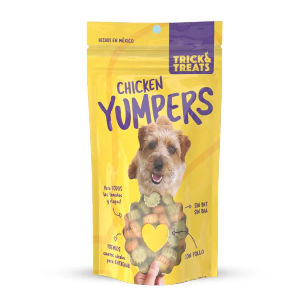 YUMP-POLLO 1 RECOMPENSA PARA PERROS YUMPERS TRICKS TREATS POLLO